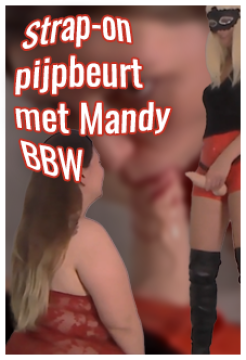 Pijpbeurt met Mandy BBW en een strap-on